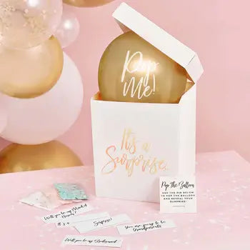 I Saw U First Gold Surprise In A Box Set - Gender reveal