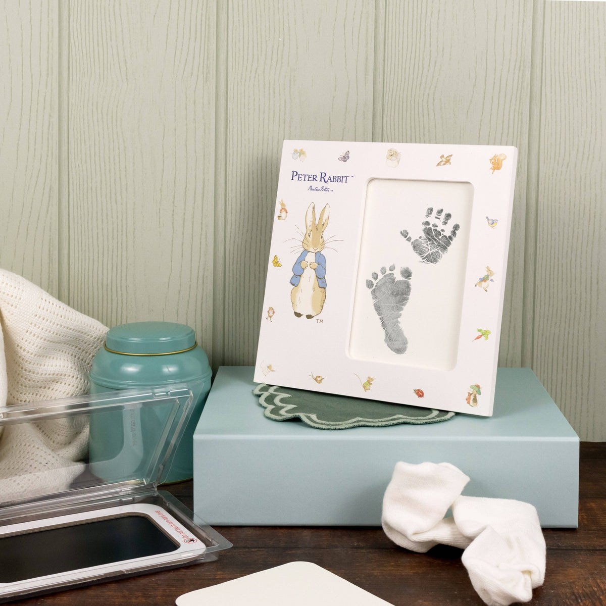 Peter Rabbit Hand & Foot Print Kit – With Baby Keepsake Frame