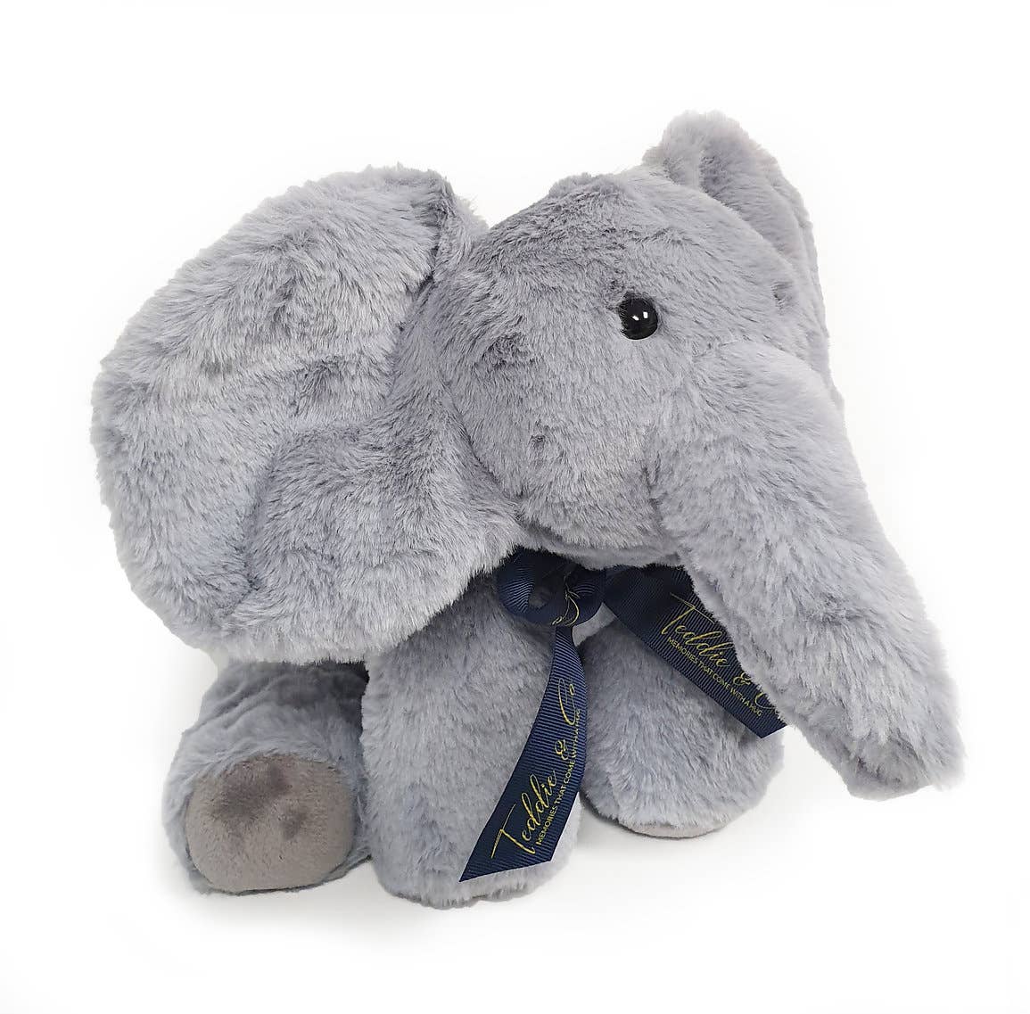 Edgar - Grey Luxury Heartbeat Elephant Plush Toy
