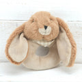 Bunny Baby Rattle Brown Premium