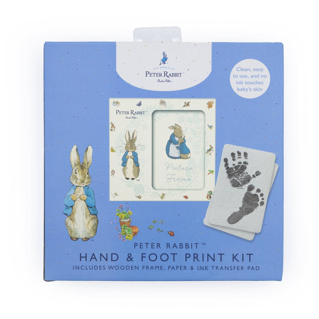 Peter Rabbit Hand & Foot Print Kit – With Baby Keepsake Frame